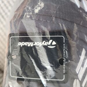 TaylorMade Black and Gray Golf Hat TourRadar Charcoal One Size